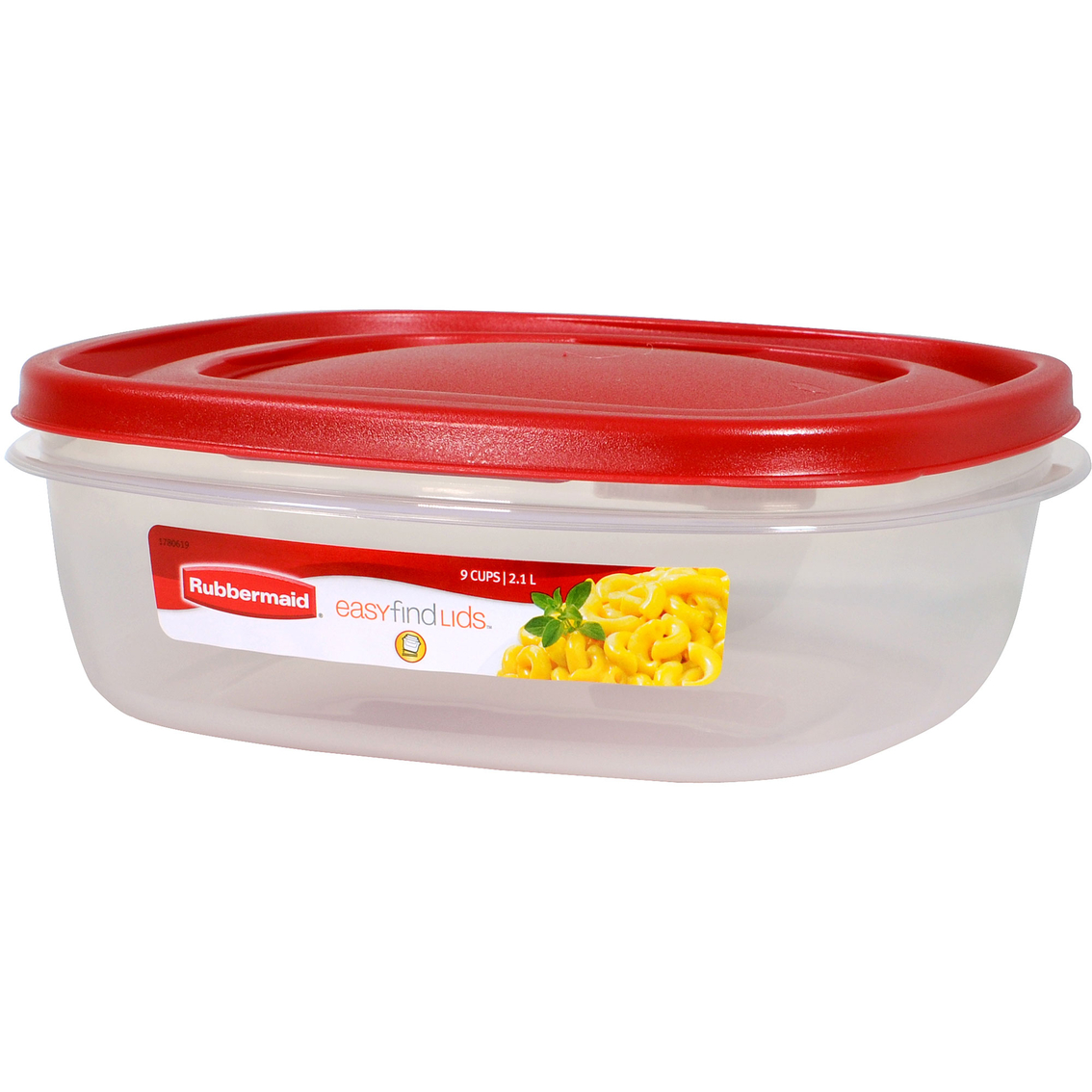 Rubbermaid Easy Find Lid 9 Cup Square Food Storage Container, Food Storage, Household
