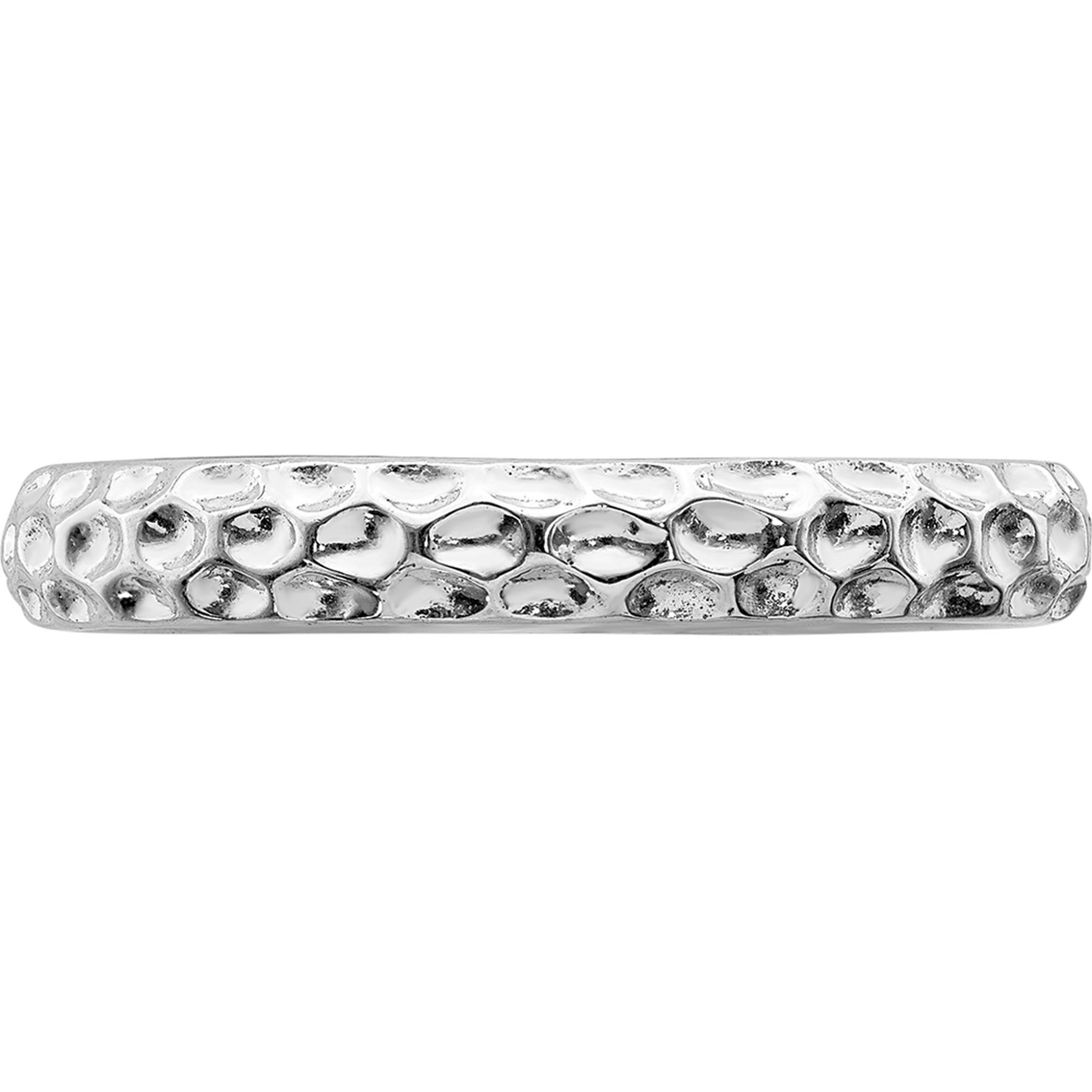 Sterling Silver Stackable Expressions Rhodium Ring - Image 3 of 3