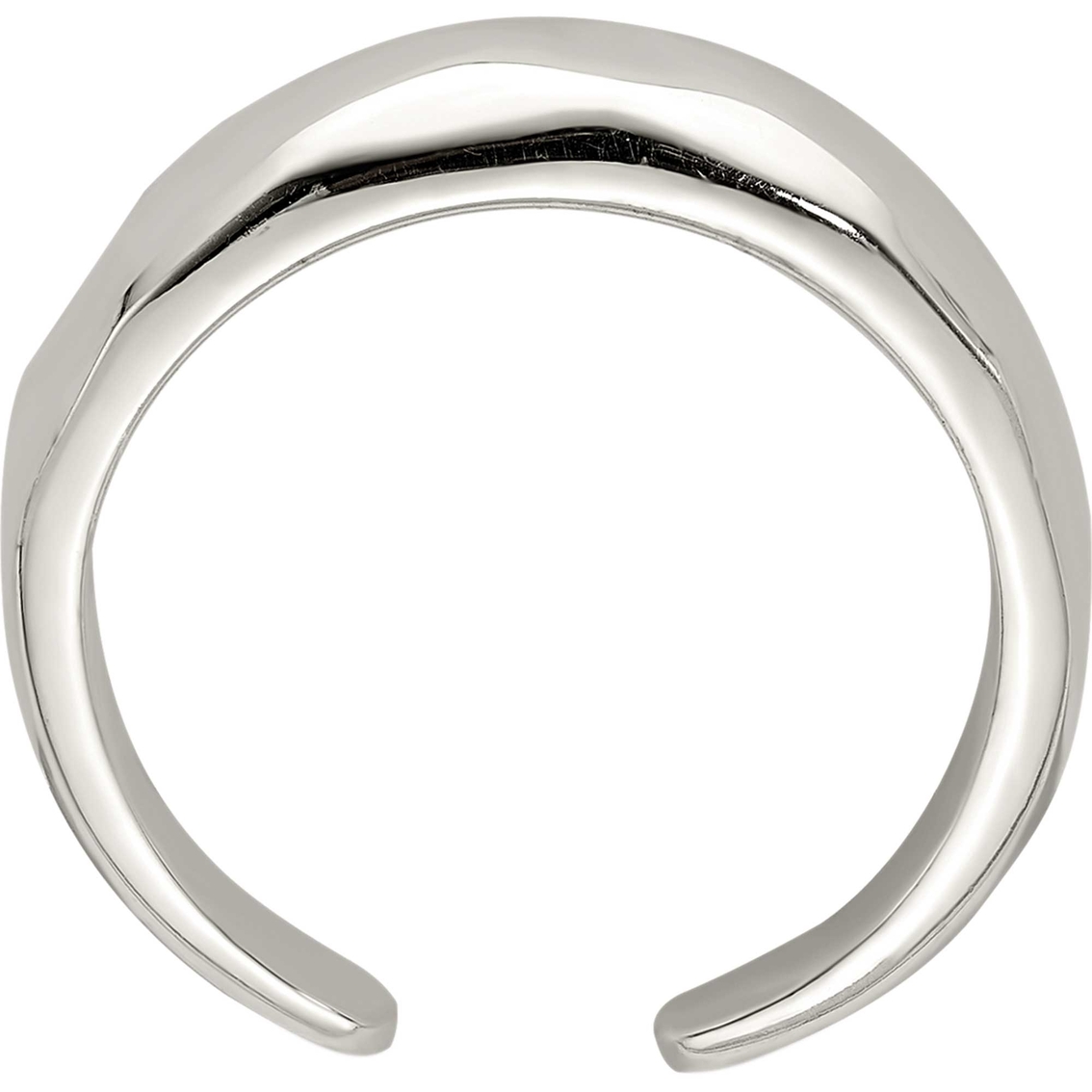Sterling Silver Solid Polished Domed Toe Ring - Image 3 of 3