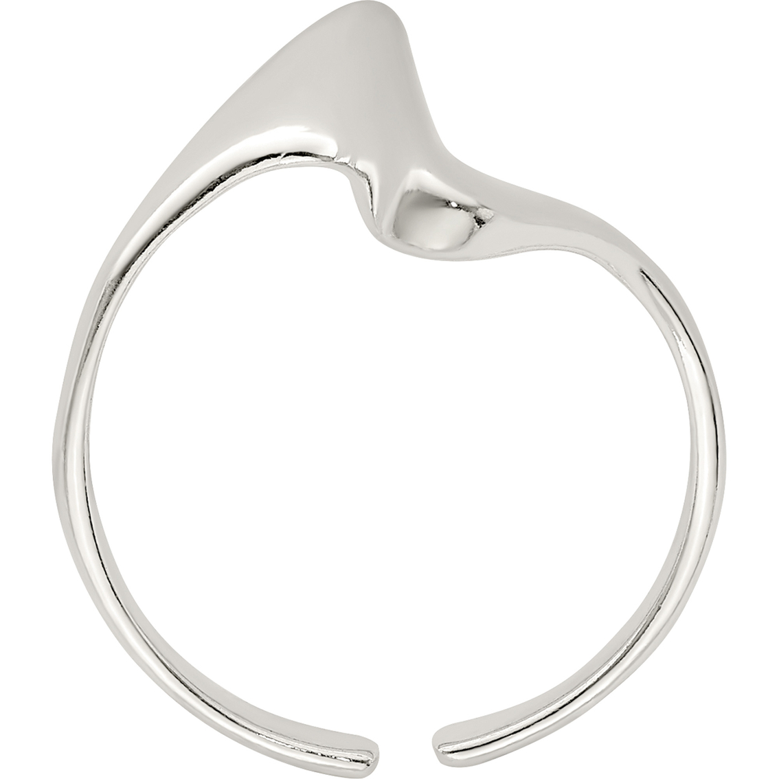Sterling Silver Adjustable Polished Ring - Image 3 of 3