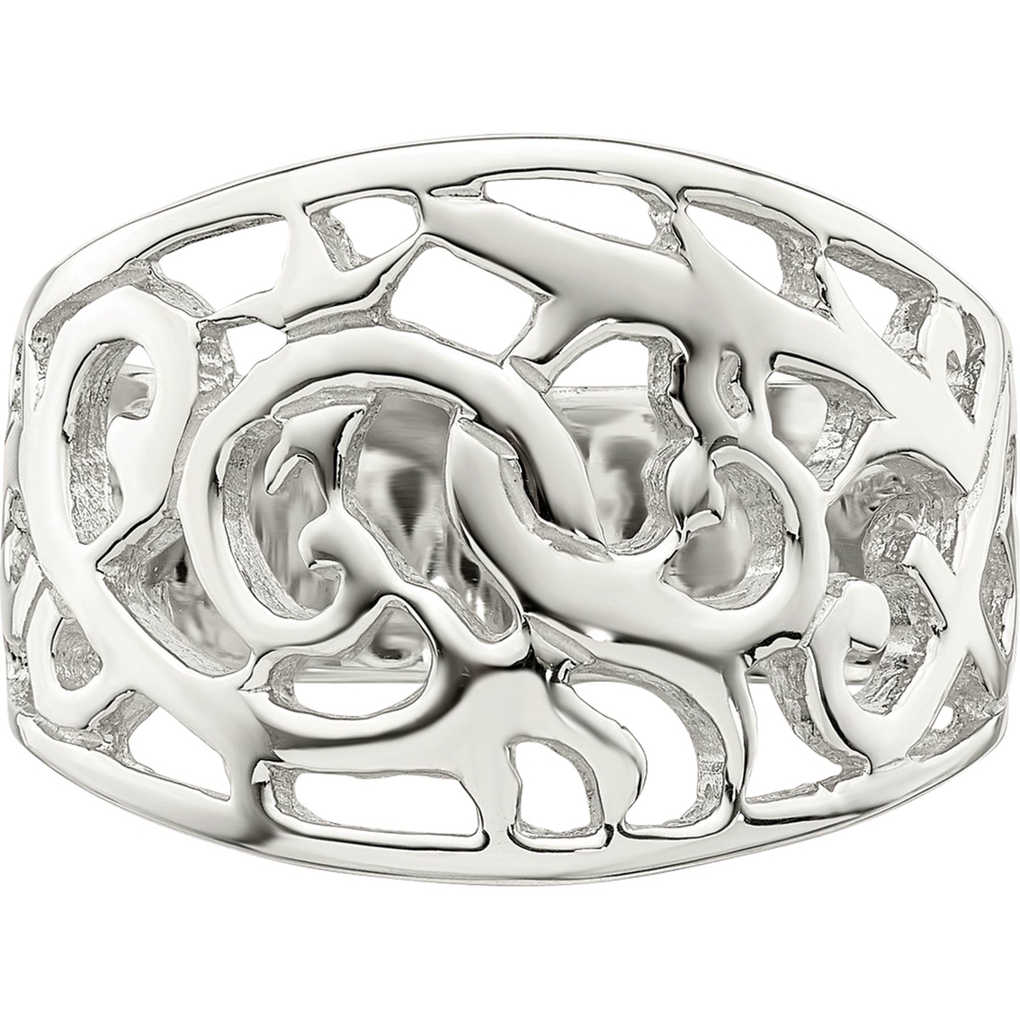 Sterling Silver Swirl Ring - Image 4 of 5