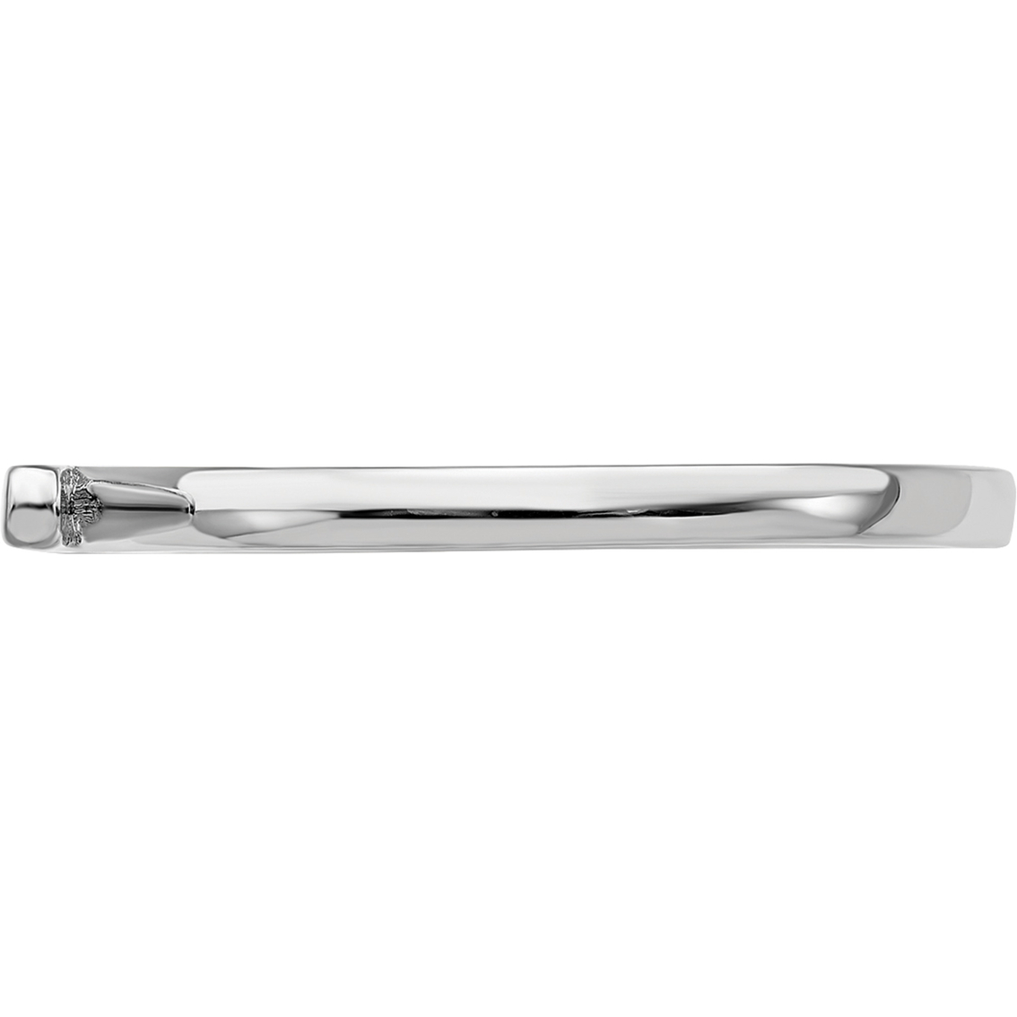 Rhodium Over Sterling Silver Polished Bar Ring - Image 3 of 3