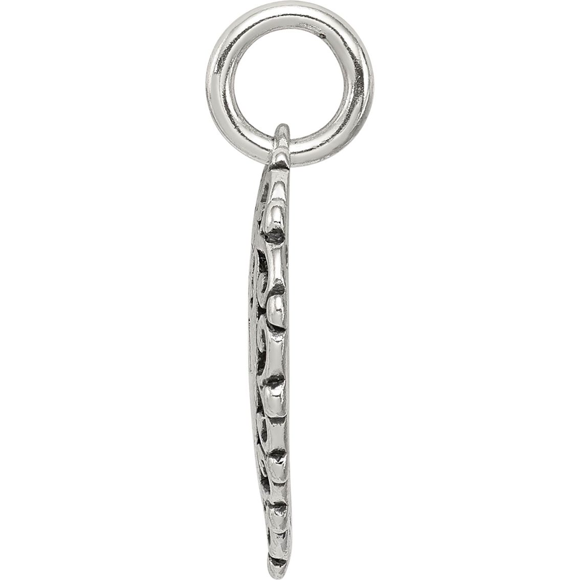 Sterling Silver Antiqued Daddy's Little Girl Charm - Image 2 of 2