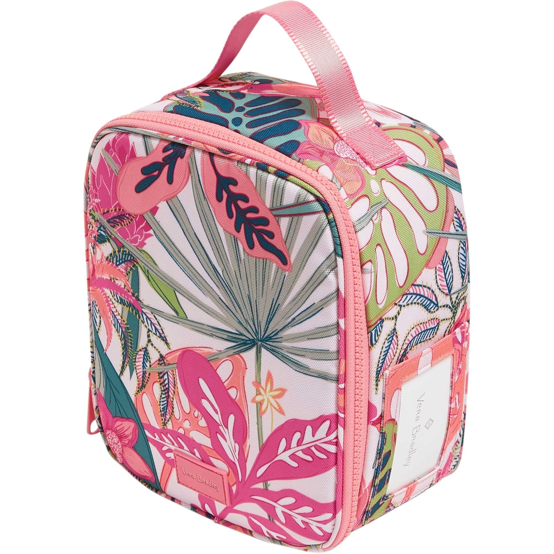 Vera Bradley Reactive Lunch Bunch, Rain Forest Canopy Coral, Lunch Totes, Clothing & Accessories