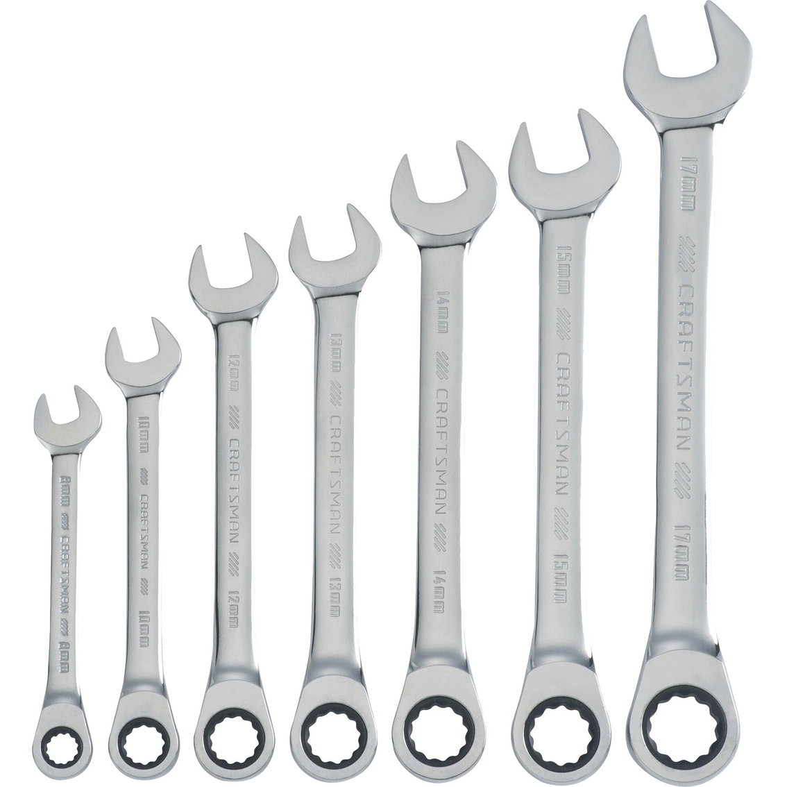 Craftsman 7 pc. Metric Ratcheting Combination Wrench Set - Image 2 of 4