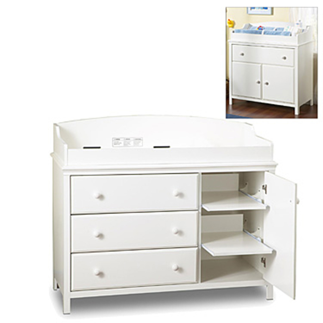 south shore baby changing table