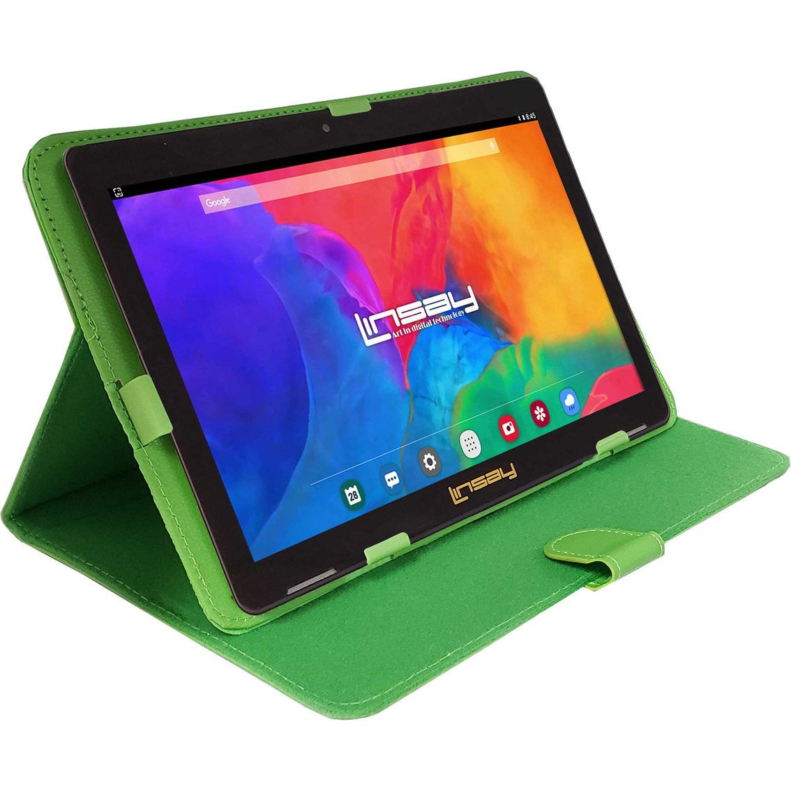 Linsay 10.1 in. 2GB RAM 32GB Tablet with Case, Holder and Pen Bundle - Image 3 of 3