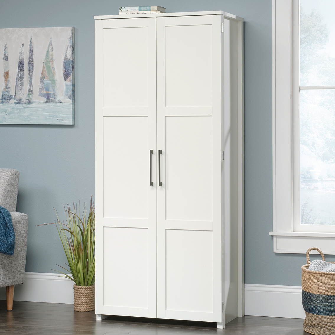 Sauder Homeplus Storage Cabinet | Bookcases & Cabinets | Furniture ...