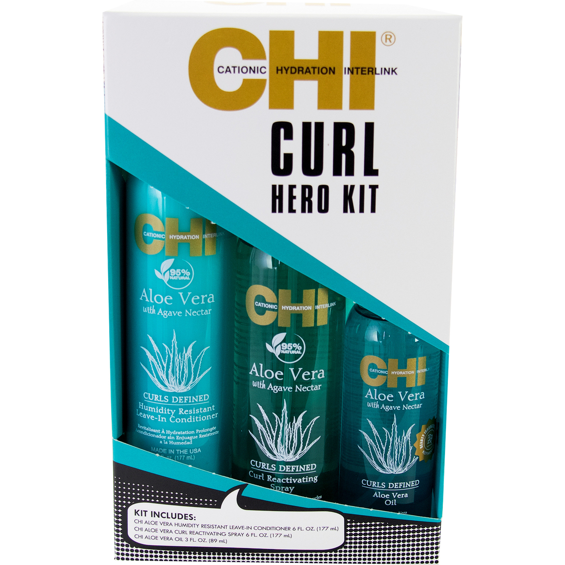 Chi Aloe Vera Curl Hero Kit