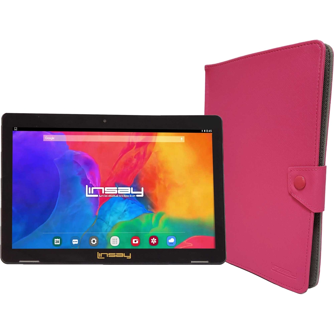 Linsay 10.1 in. IPS 2GB RAM 32GB Tablet with Case, Holder and Pen - Image 2 of 3
