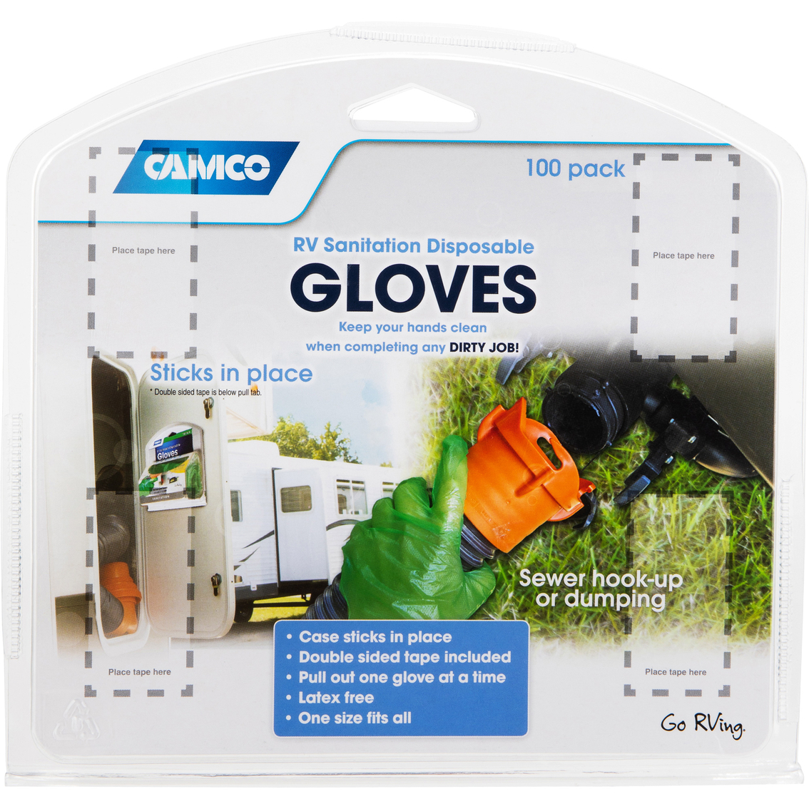 Camco RV Sanitation Disposable Gloves, 100 ct. - Image 2 of 4