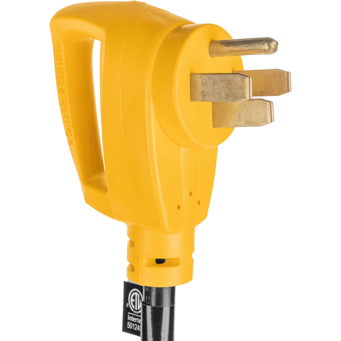 Camco RV 18 in. 50AM/30AF PowerGrip Dogbone Electrical Adapter - Image 5 of 6
