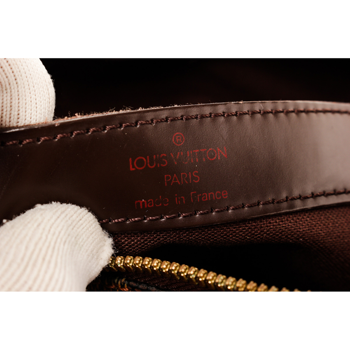 Authenticated Used Louis Vuitton Monogram Unisex Golf Ball Bag