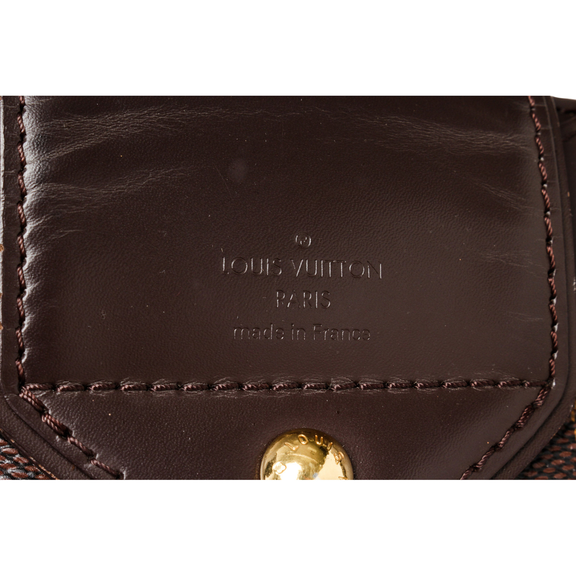 Pre-Owned Louis Vuitton Sistina PM Damier Ebene Shoulder Bag