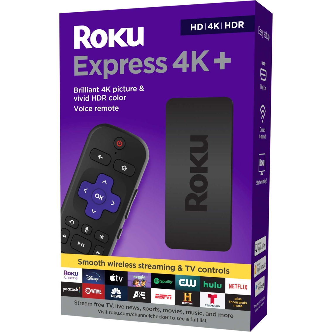 Roku Express 4k+ Plus Streaming Player Streaming Media Electronics Shop The Exchange