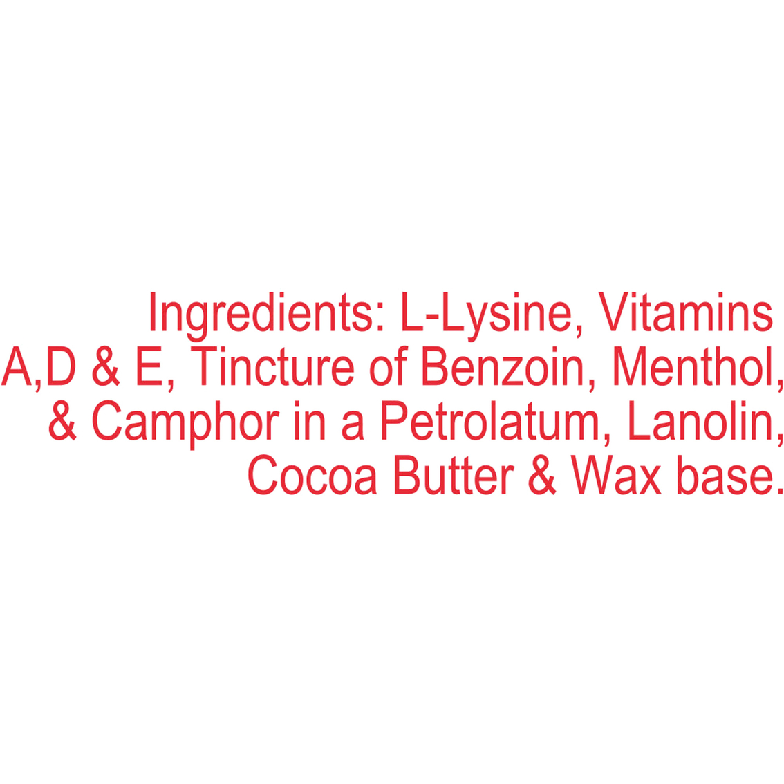 Basic Brands L Lysine Ointment .875 oz. - Image 2 of 2