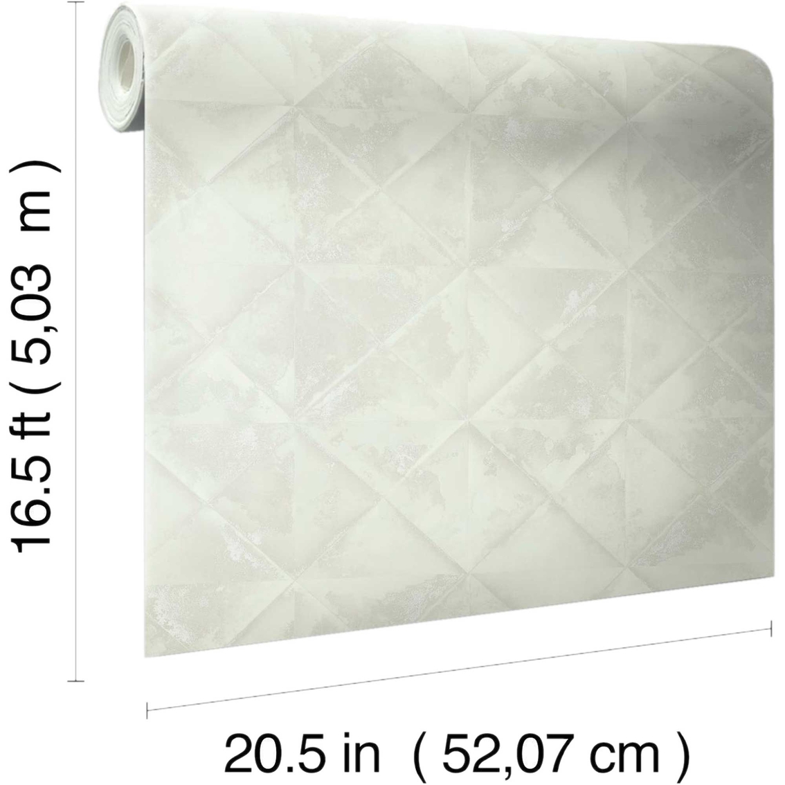 RoomMates Reclaimed Tin Diamond Peel and Stick Wallpaper - Image 8 of 8
