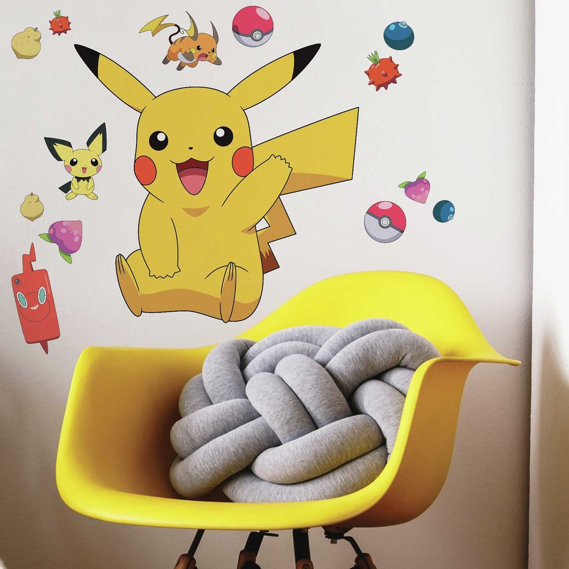 RoomMates Pikachu Peel and Stick Giant Wall Decals - Image 2 of 7