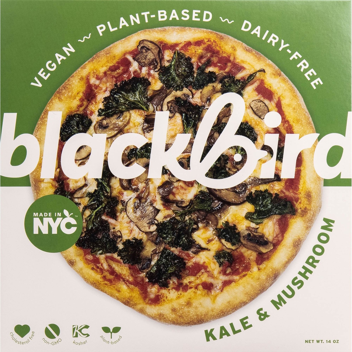 Blackbird Foods Kale and Mushroom Plant Based Pizza 6 pk., 14 oz. each
