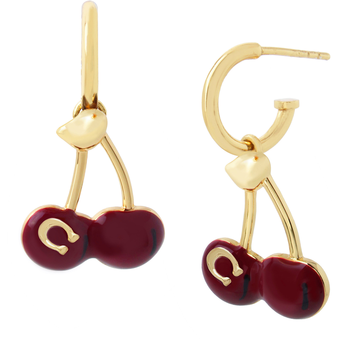 Coach Cherry Huggie Earrings | Fashion Earrings | Jewelry & Watches | Shop  The Exchange