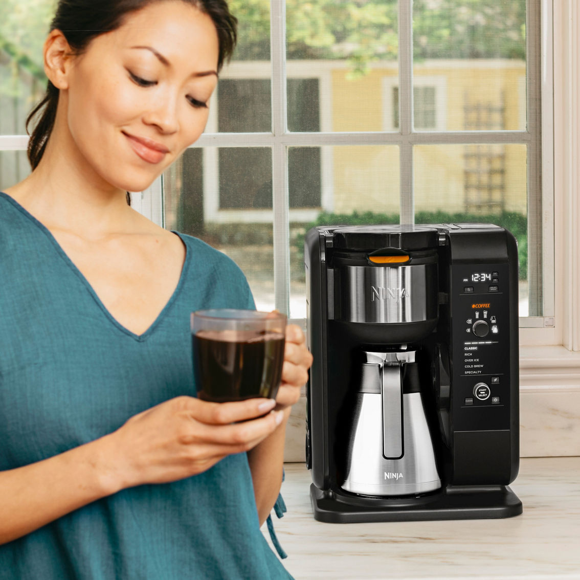 Ninja Cp307 Hot And Cold Brewed System With Thermal Carafe, Coffee, Tea &  Espresso, Furniture & Appliances
