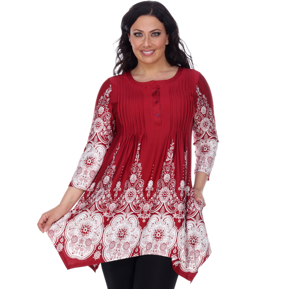 White Mark Plus Size Dulce Tunic Top | Tops | Clothing & Accessories ...