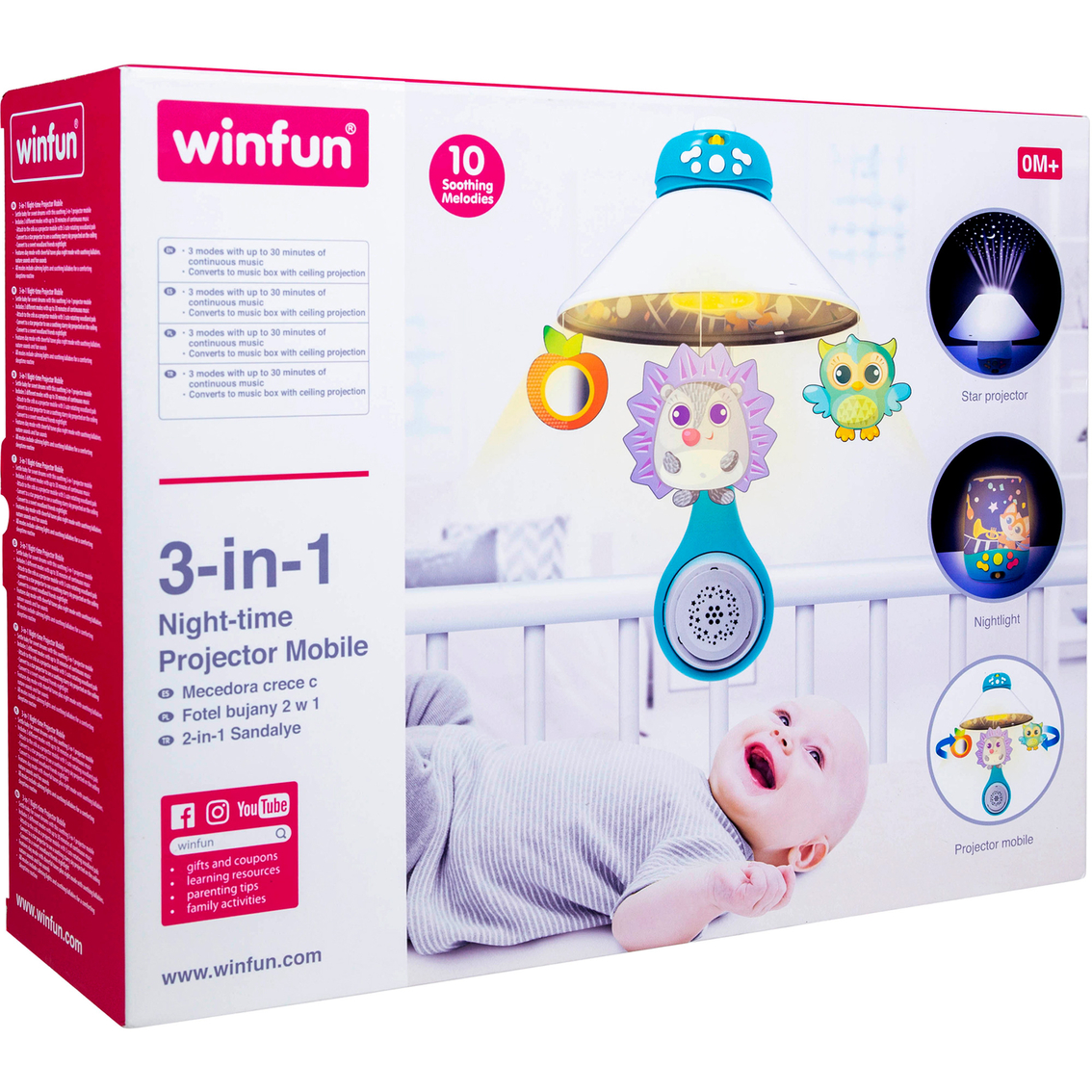 Winfun 3 in 1 Nighttime Projector Mobile - Image 4 of 4