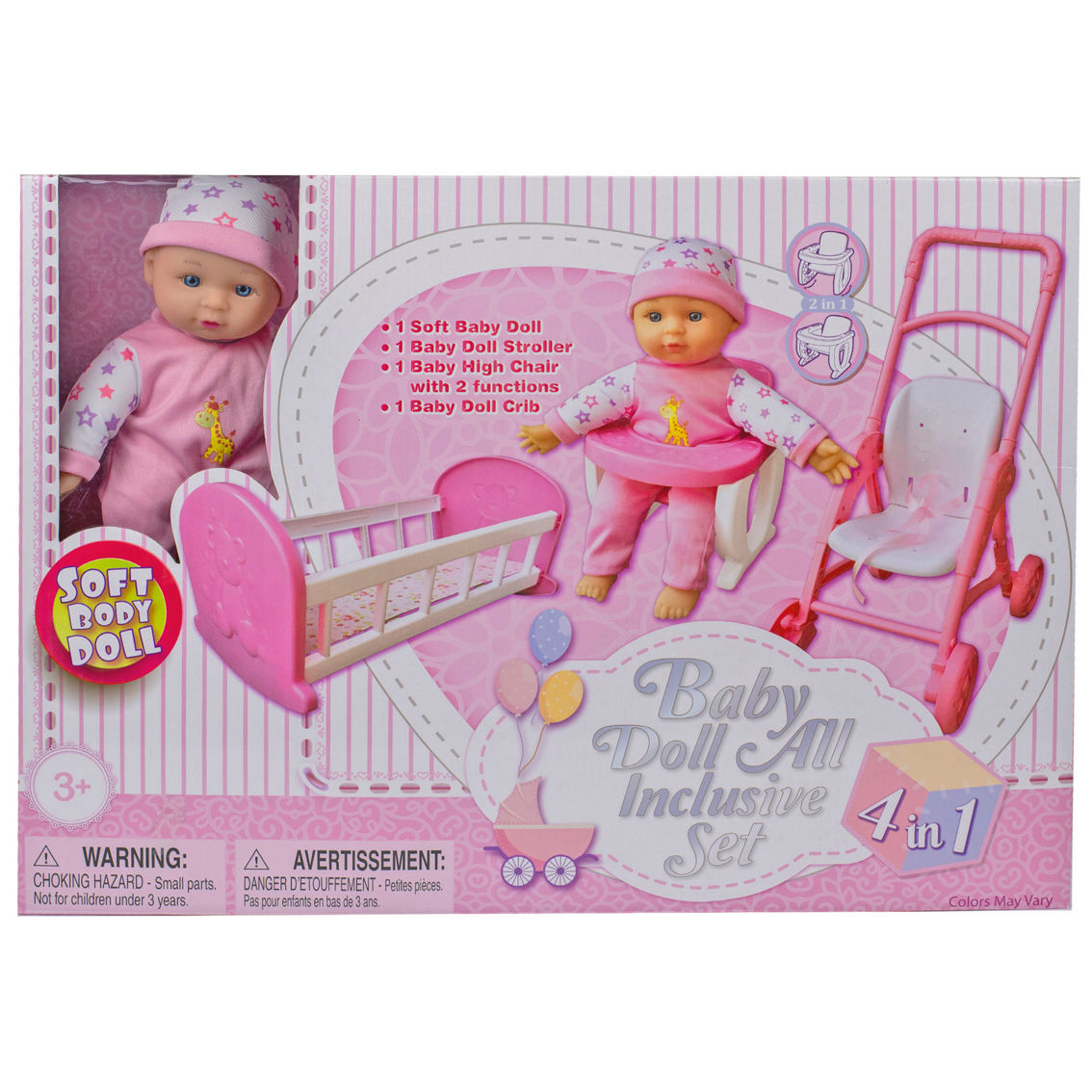 Kid Concepts 13 in. Soft Body Doll 4 in 1 Set - Image 2 of 2