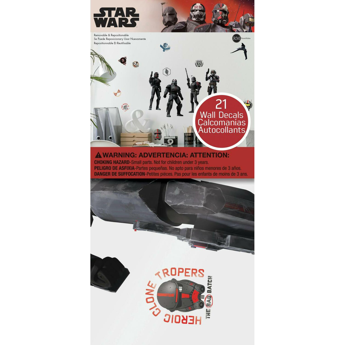 RoomMates Star Wars The Bad Batch Peel and Stick Wall Decals - Image 5 of 5