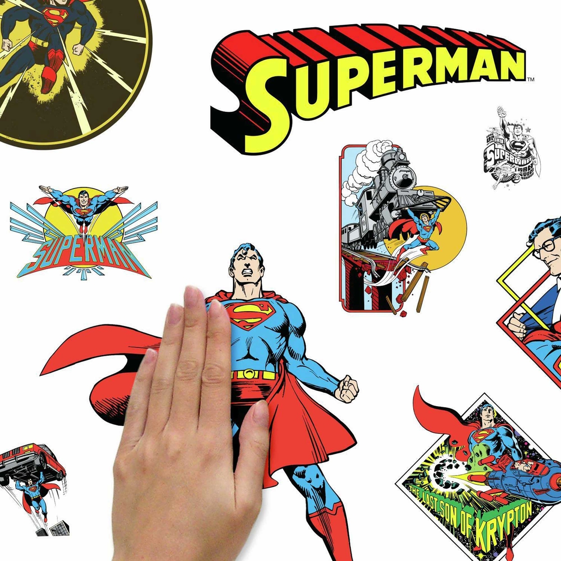 RoomMates Classic Superman Characters Peel and Stick Wall Decals - Image 4 of 5