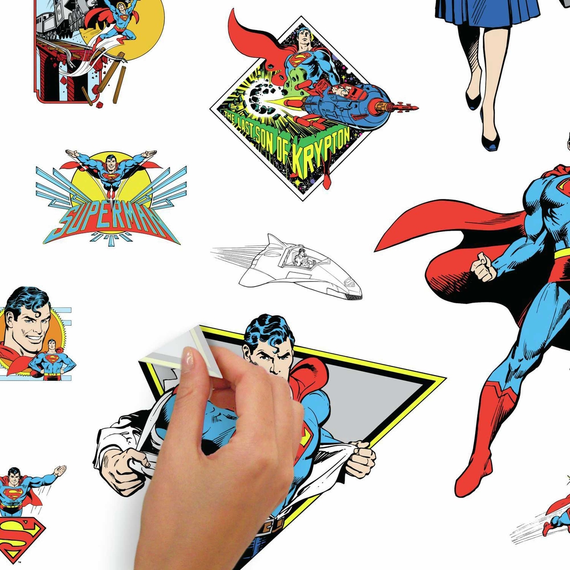 RoomMates Classic Superman Characters Peel and Stick Wall Decals - Image 5 of 5