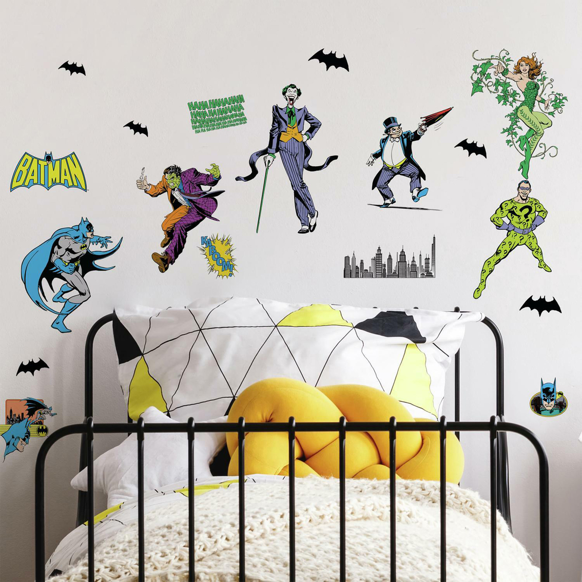 Roommates Batman Villains Peel and Stick Wall Decals - Image 3 of 5