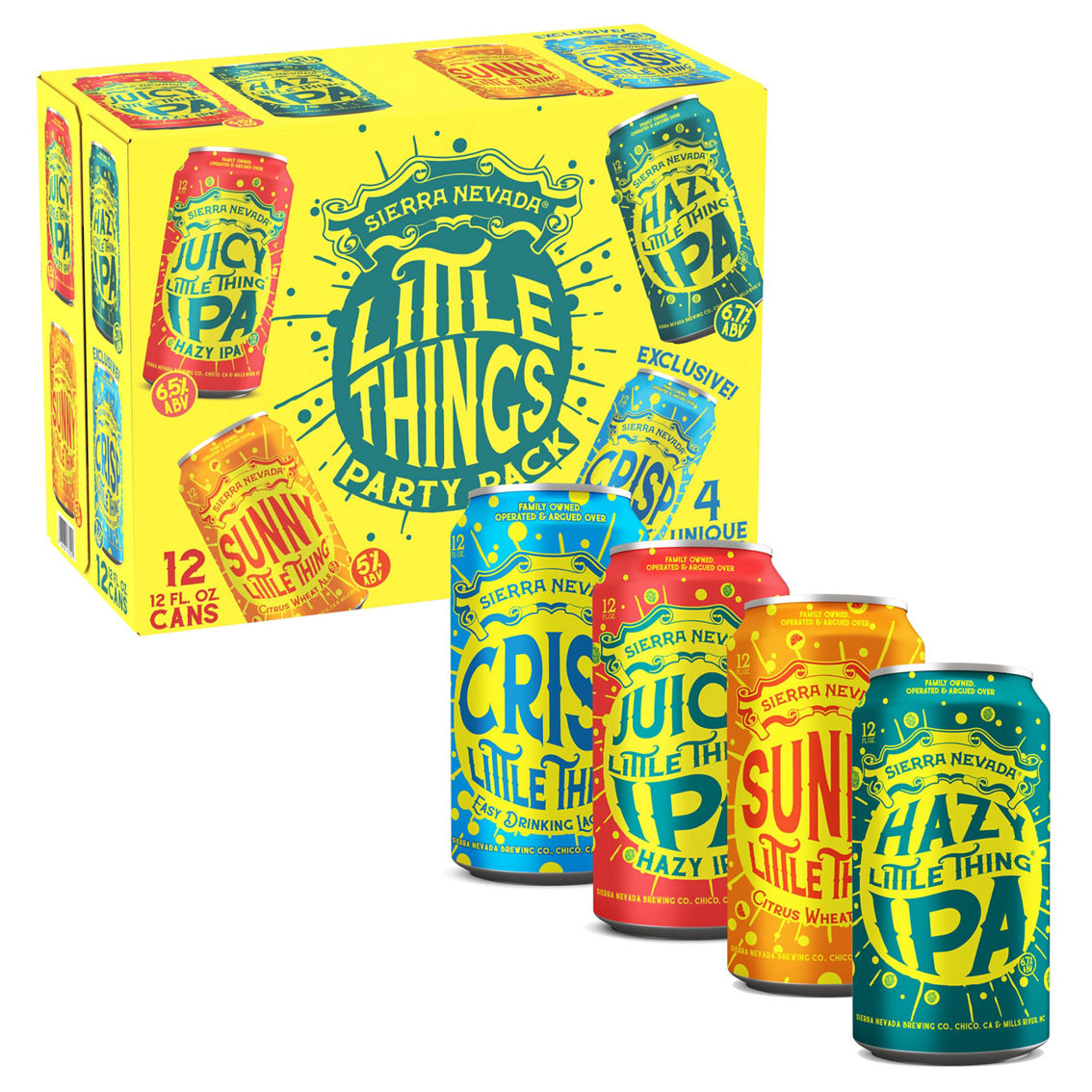 Sierra Nevada Little Things Party Pack, 12 oz. Cans, 12 pk.