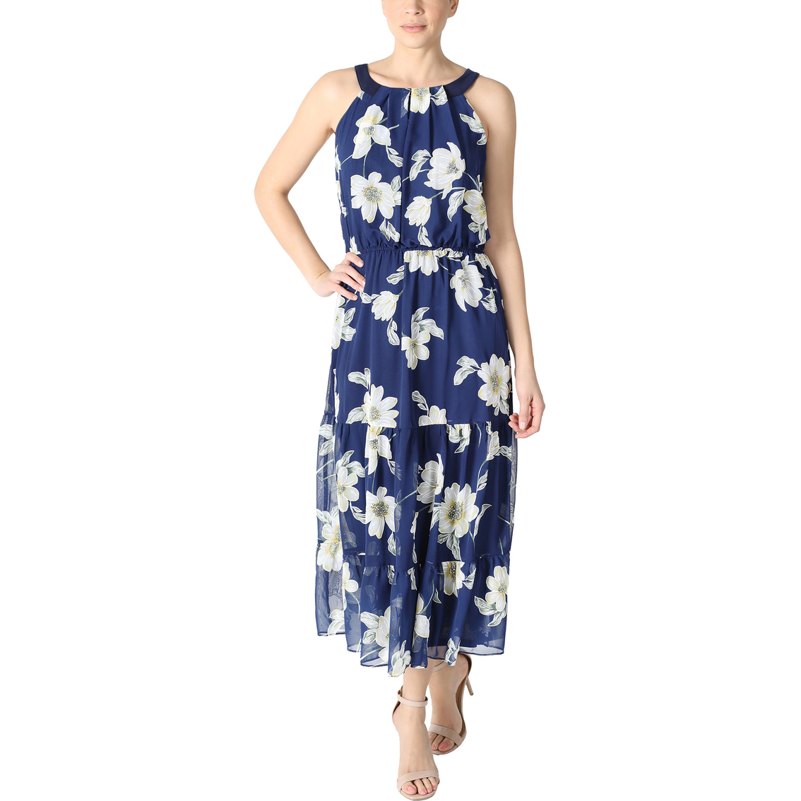 Robbie Bee Chiffon Floral Maxi Dress | Dresses | Clothing & Accessories ...