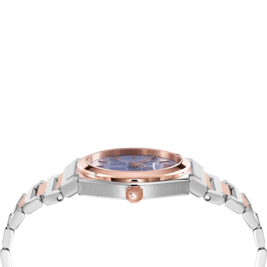 Salvatore Ferragamo Vega 40mm Stainless Steel Blue Dial Watch Sfyf00821 ...