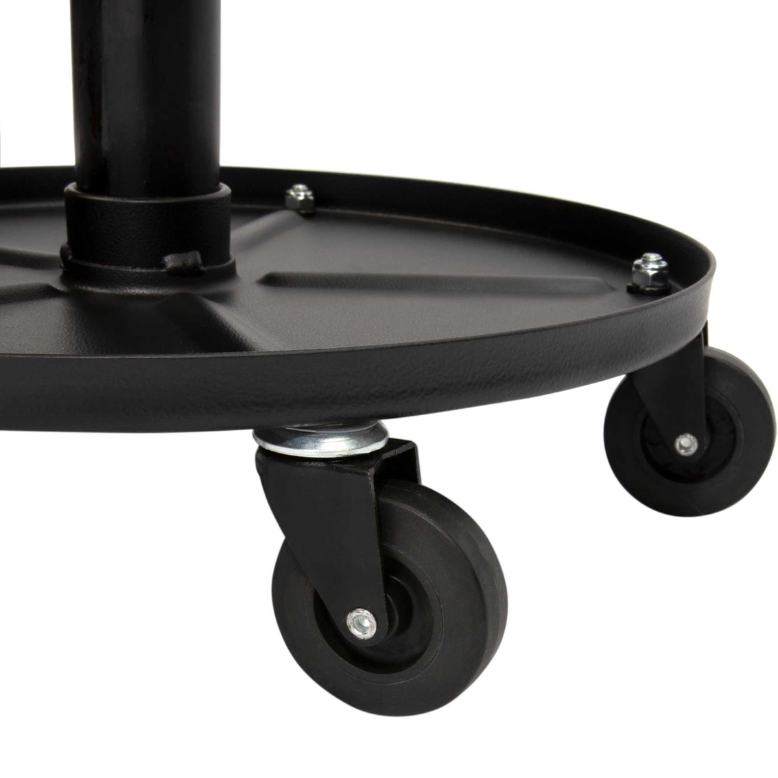 Adjustable Height Rolling Creeper Stool with Storage Tray - Image 4 of 6