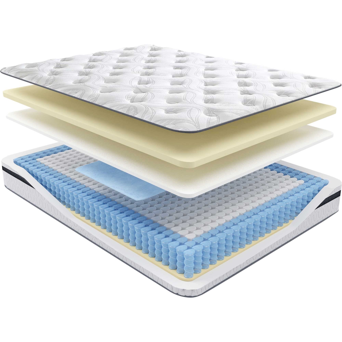 Peak by Ashley 10 in. Pocketed Hybrid Mattress - Image 2 of 5