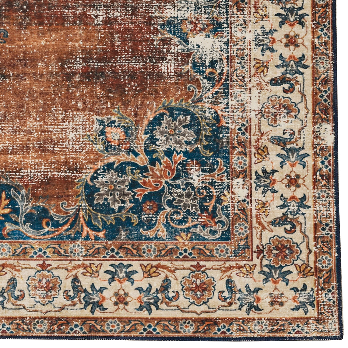 Linon Washable Rug Foster - Image 3 of 6