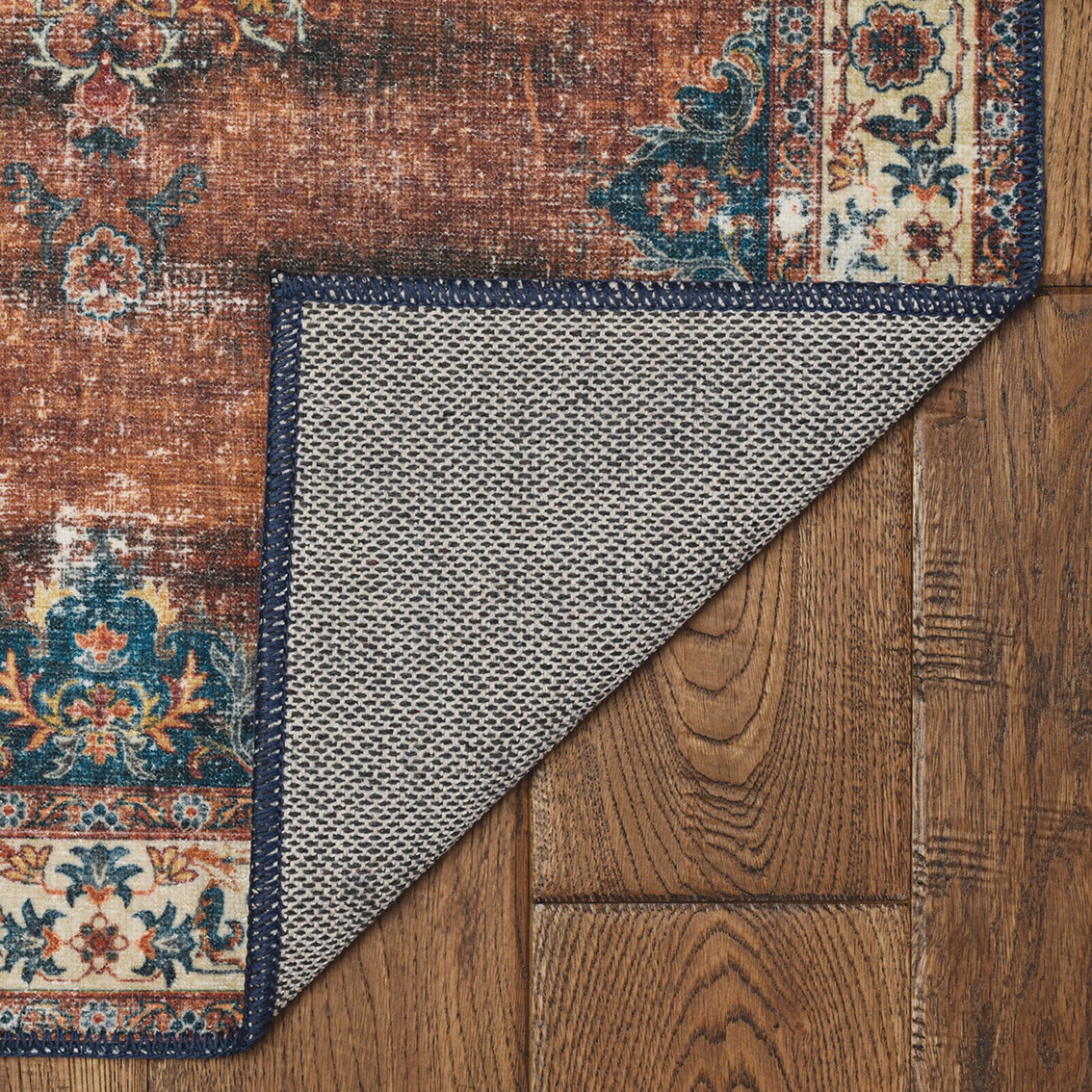 Linon Washable Rug Foster - Image 4 of 6