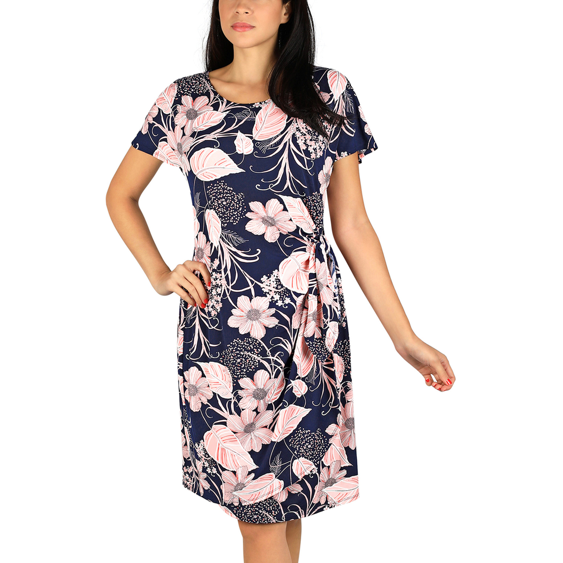 Robbie Bee Ity Side Tie Wrap Dress | Dresses | Clothing & Accessories ...
