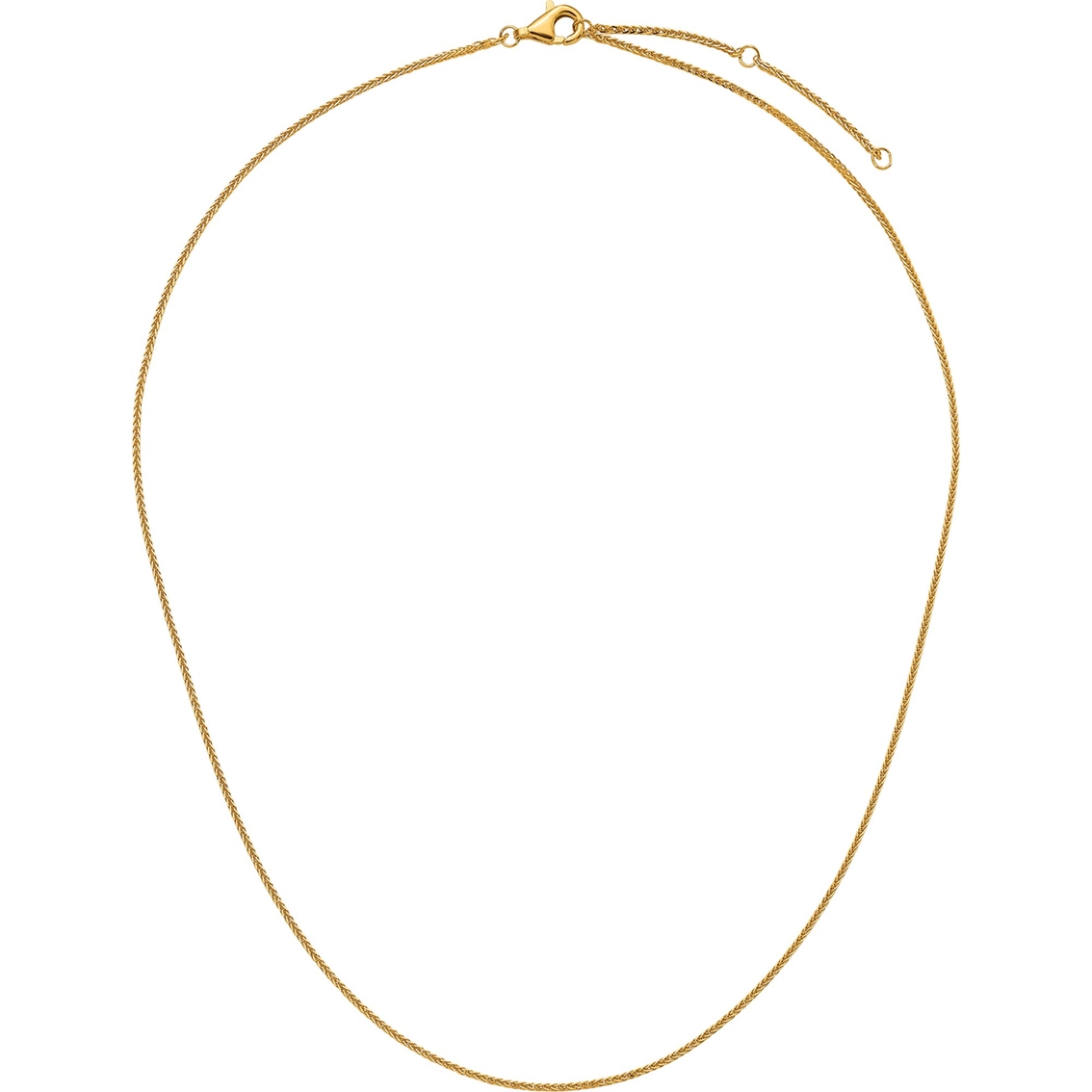 24K Pure Gold 1.3mm Wheat Chain - Image 2 of 6