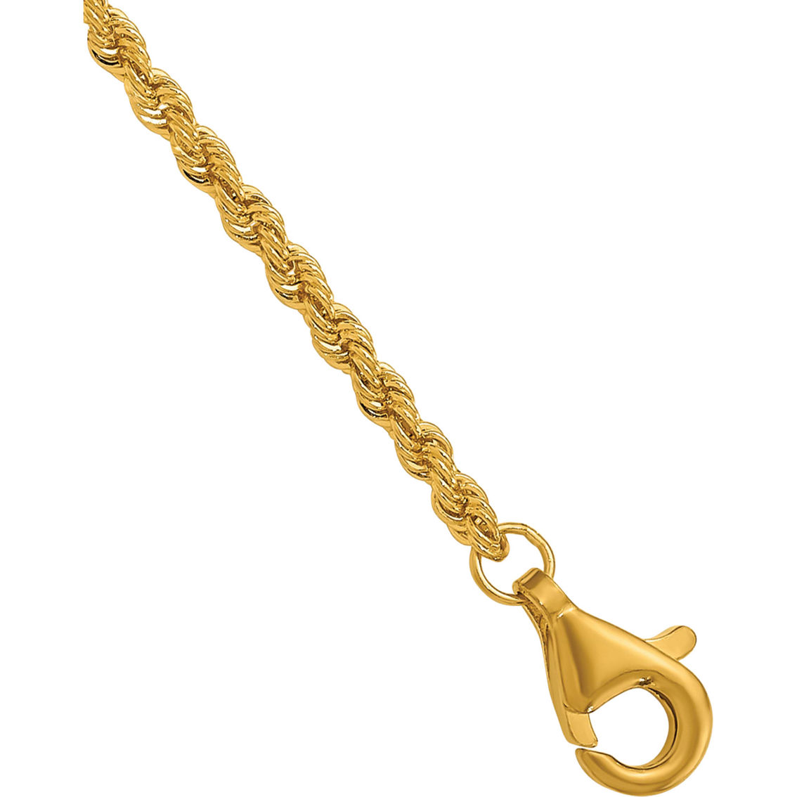 24K Pure Gold 22 in. Rope Chain Necklace - Image 4 of 7