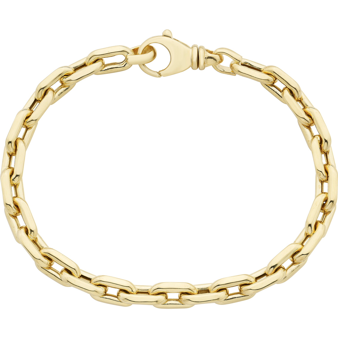 10k 6mm Semi Solid Anchor 8.5 In. Bracelet | Gold Bracelets | Jewelry ...