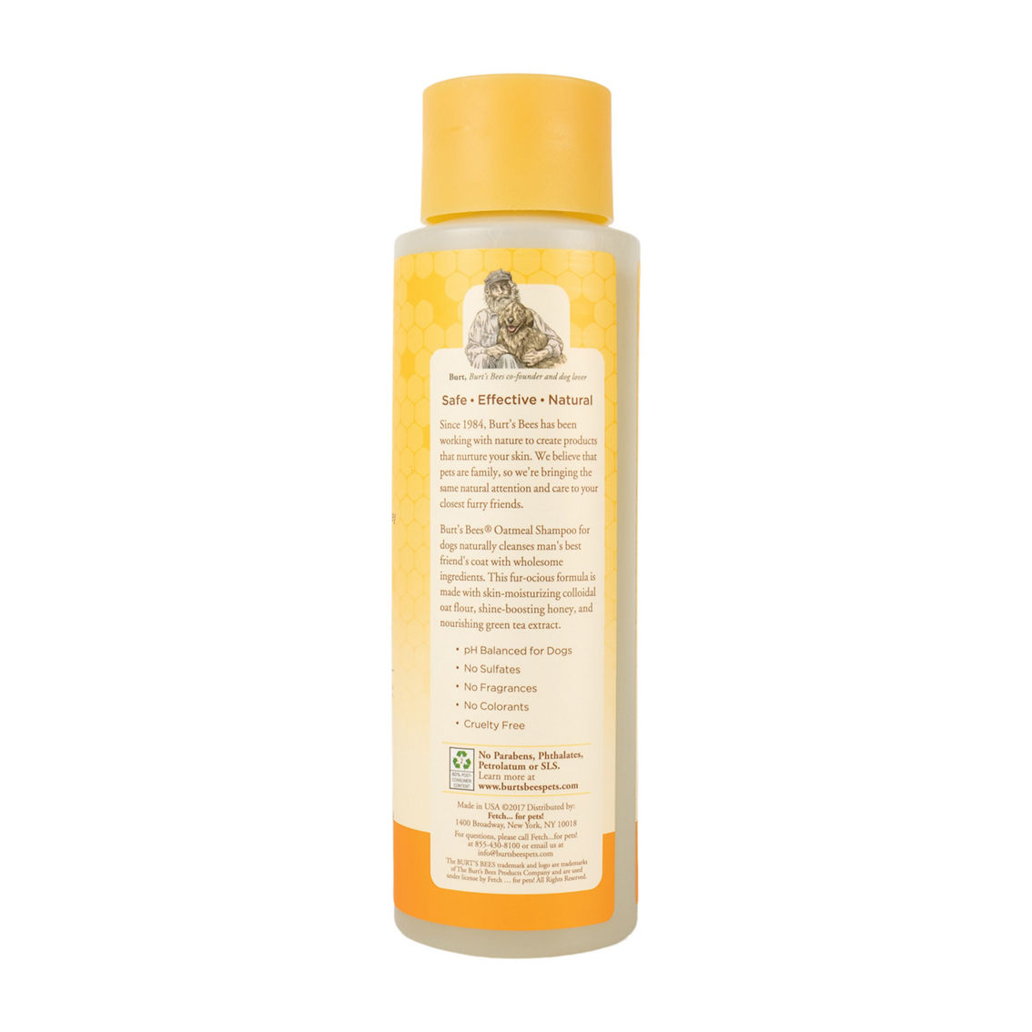 Burts Bees Oatmeal Dog Shampoo with Colloidal Oat Flour and Honey 16 oz. - Image 2 of 8