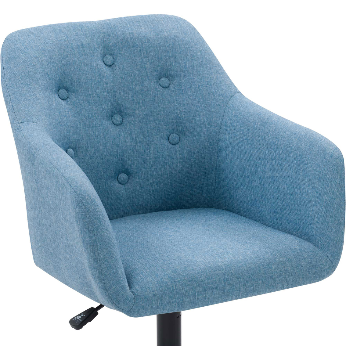 CorLiving Marlowe Upholstered Button Tufted Task Chair - Image 7 of 9