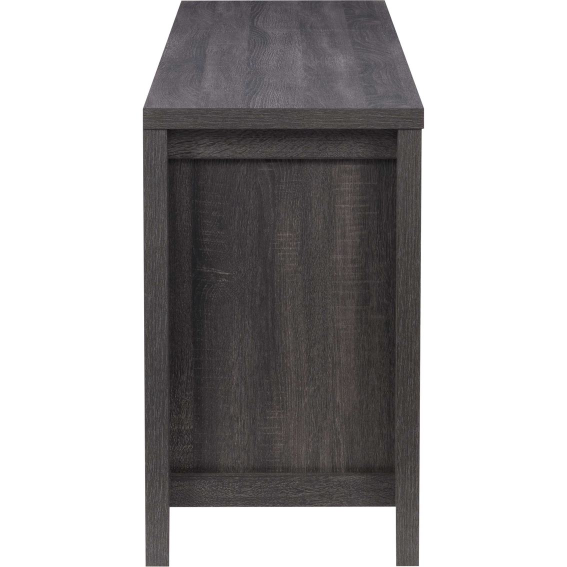Corliving Hollywood Dark Grey TV Cabinet with Drawers for TVs up to 85 in. - Image 4 of 8