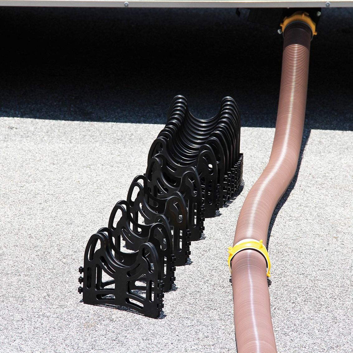 Camco Sidewinder 15 ft. Plastic Sewer Hose Support - Image 5 of 8