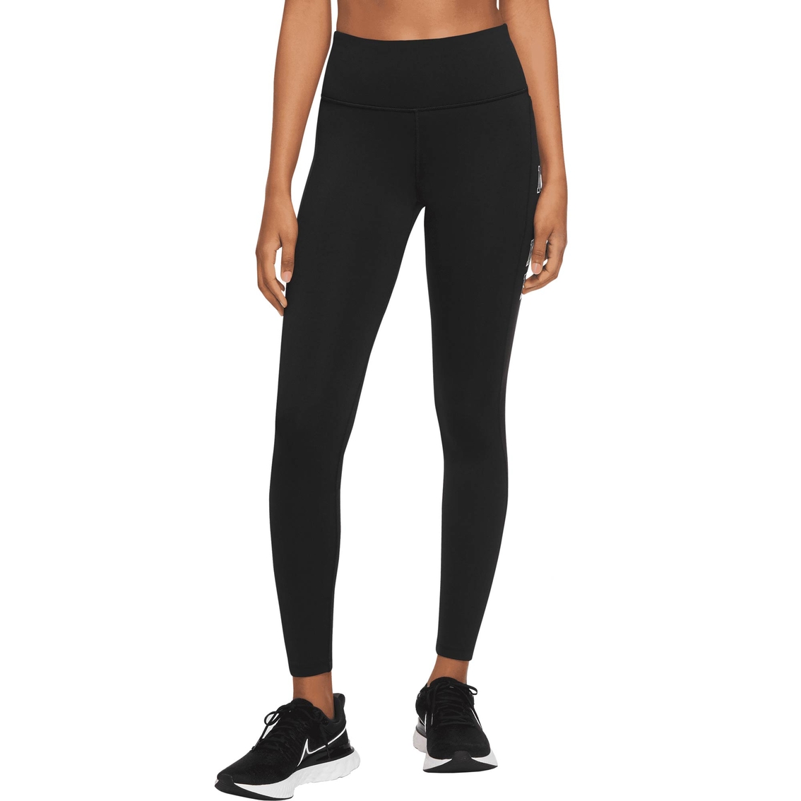 Nike Dri Fit Fast Swoosh Run Mid Rise 7/8 Tights | Leggings | Clothing ...