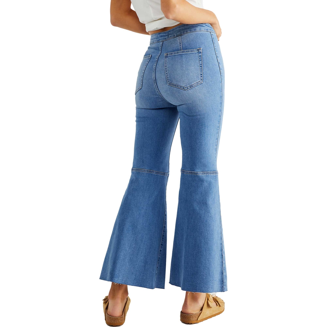 Free People Youthquake Crop Flare Jeans | Jeans | Clothing ...