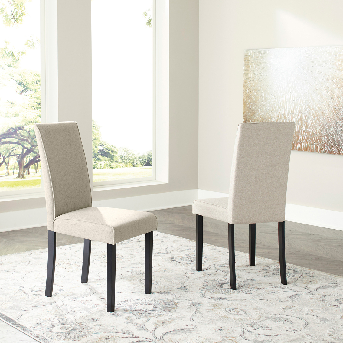 Signature Design by Ashley Kimonte Dining Room Side Chair 2 pk. - Image 5 of 6